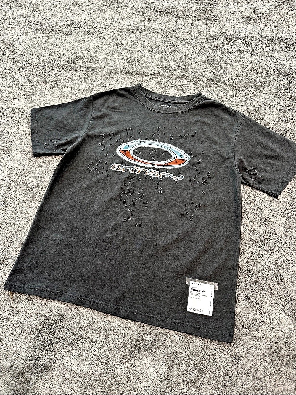 Satisfy x Oakley MothTech Distressed Graphic Tee